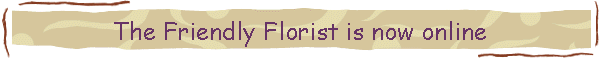 The Friendly Florist is now online